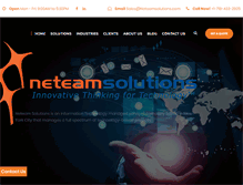Tablet Screenshot of neteamsolutions.com